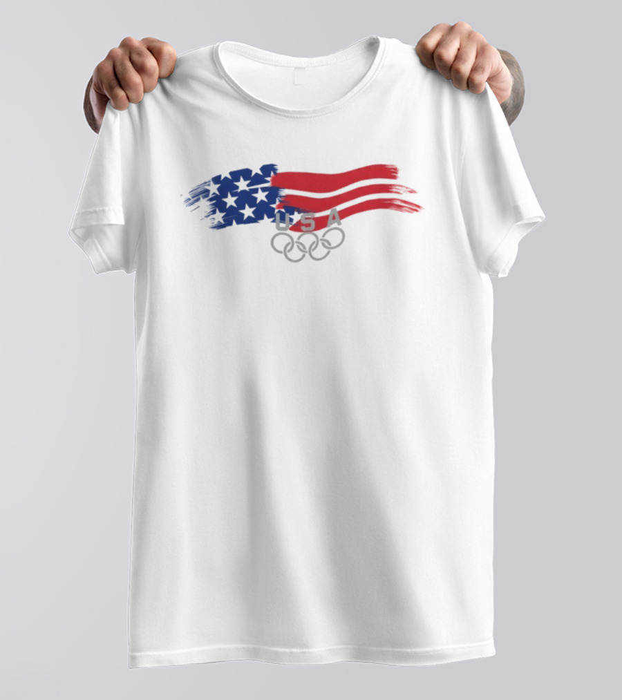 USA 2026 Winter Olympics Stars And Stripes T-Shirt