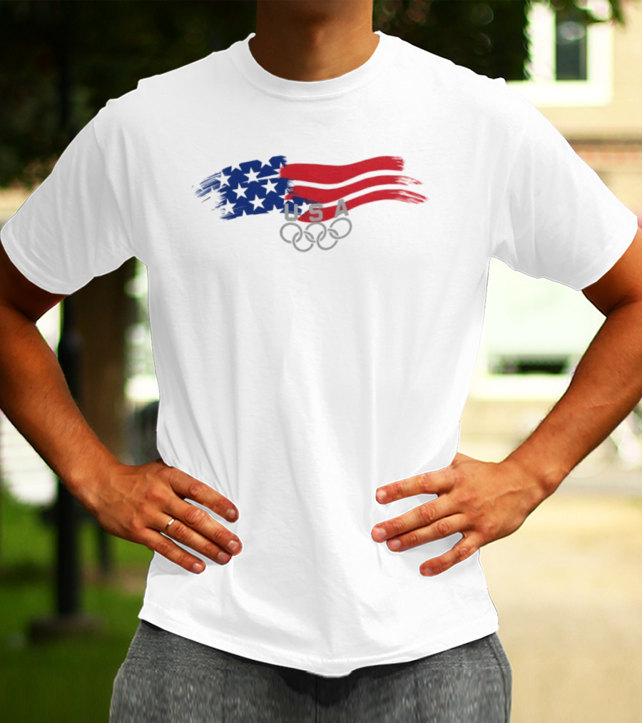 USA 2026 Winter Olympics Stars And Stripes T-Shirt