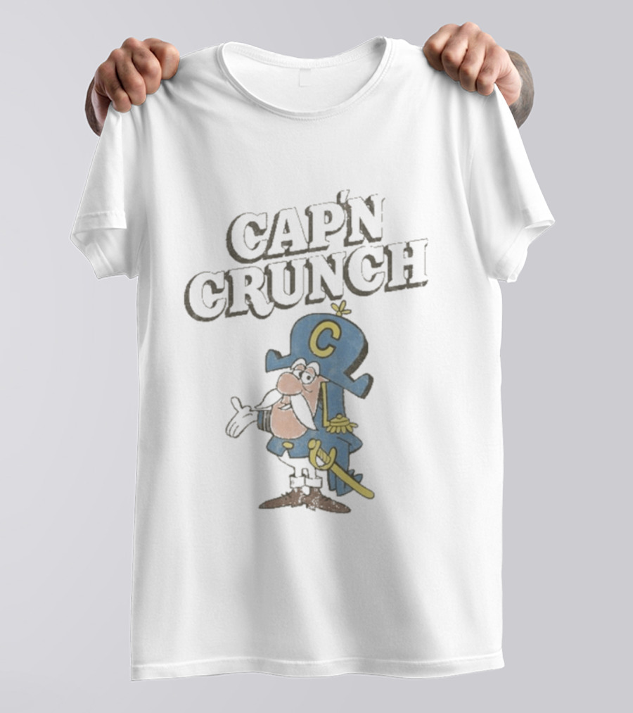 Cap'n Crunch Cereal Cartoon Vintage Captain T-Shirt