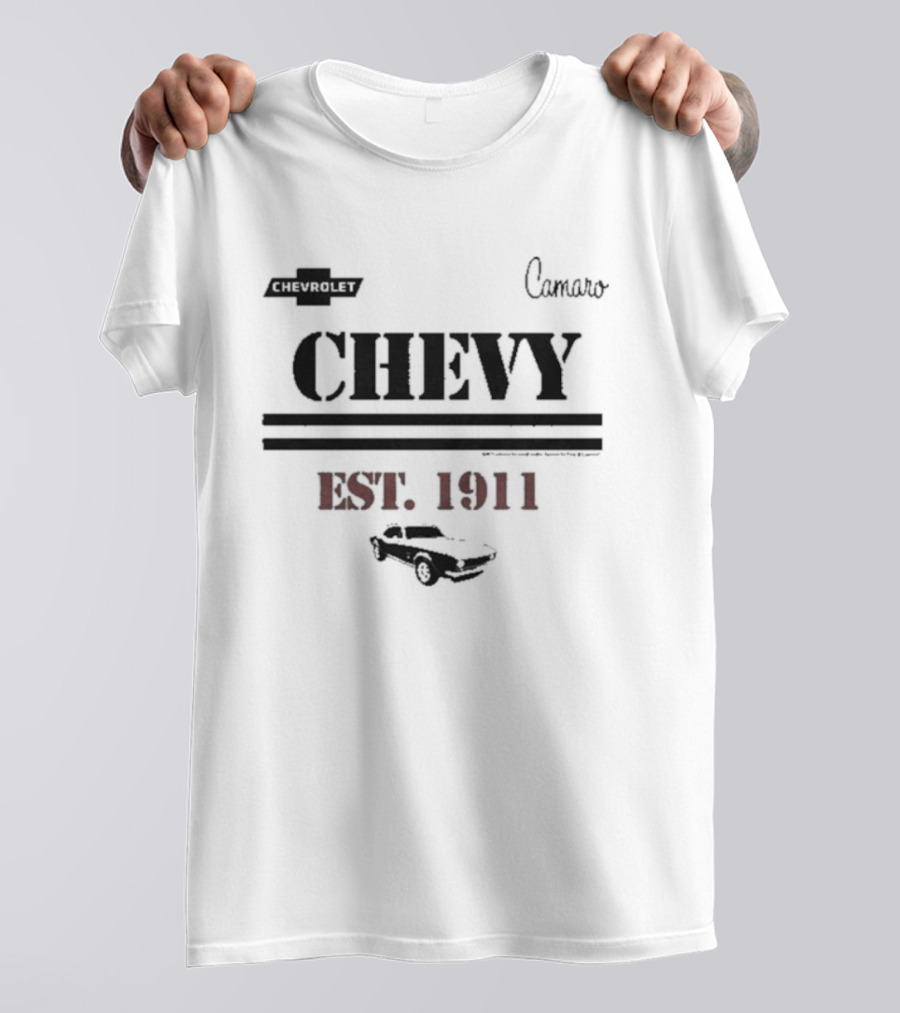 Chevy Camaro Est 1911 Chevrolet Muscle Car T-Shirt