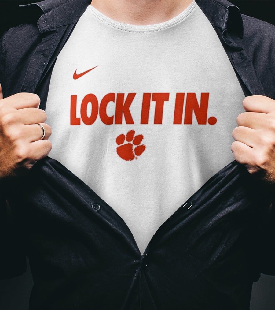 Nike Clemson Tigers Lock It In 2026 WCC T-Shirt