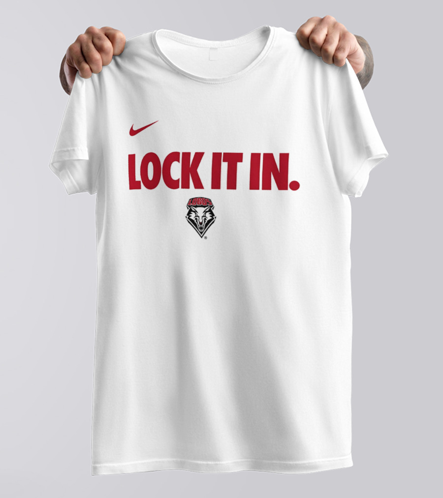Nike New Mexico Lobos Lock It In 2026 WCC T-Shirt
