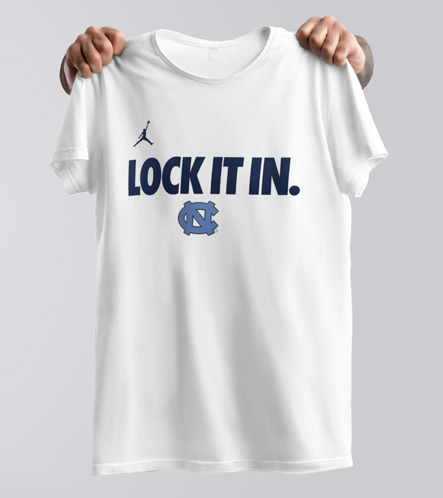 North Carolina Tar Heels Lock It In 2026 WCC Jumpman T-Shirt