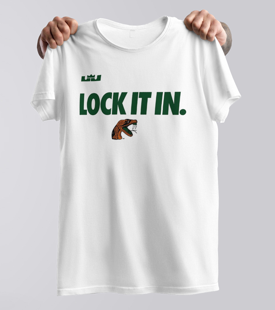 Florida A&M Rattlers Lock It In Nike WCC 2026 T-Shirt