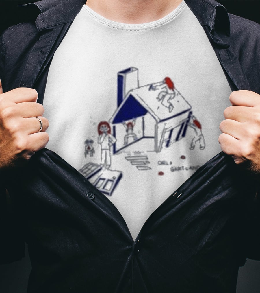 Orla Gartland A Work In Progress House Art Playful Red Haired Characters T-Shirt