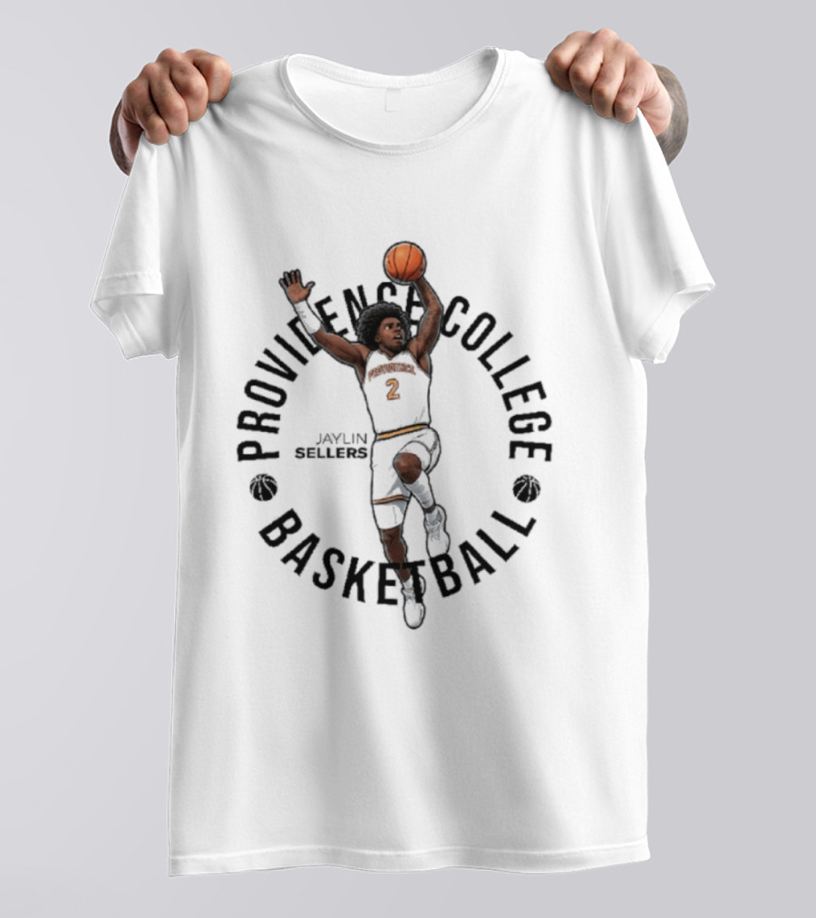 Providence College Basketball Jaylin Sellers Replica T-Shirt