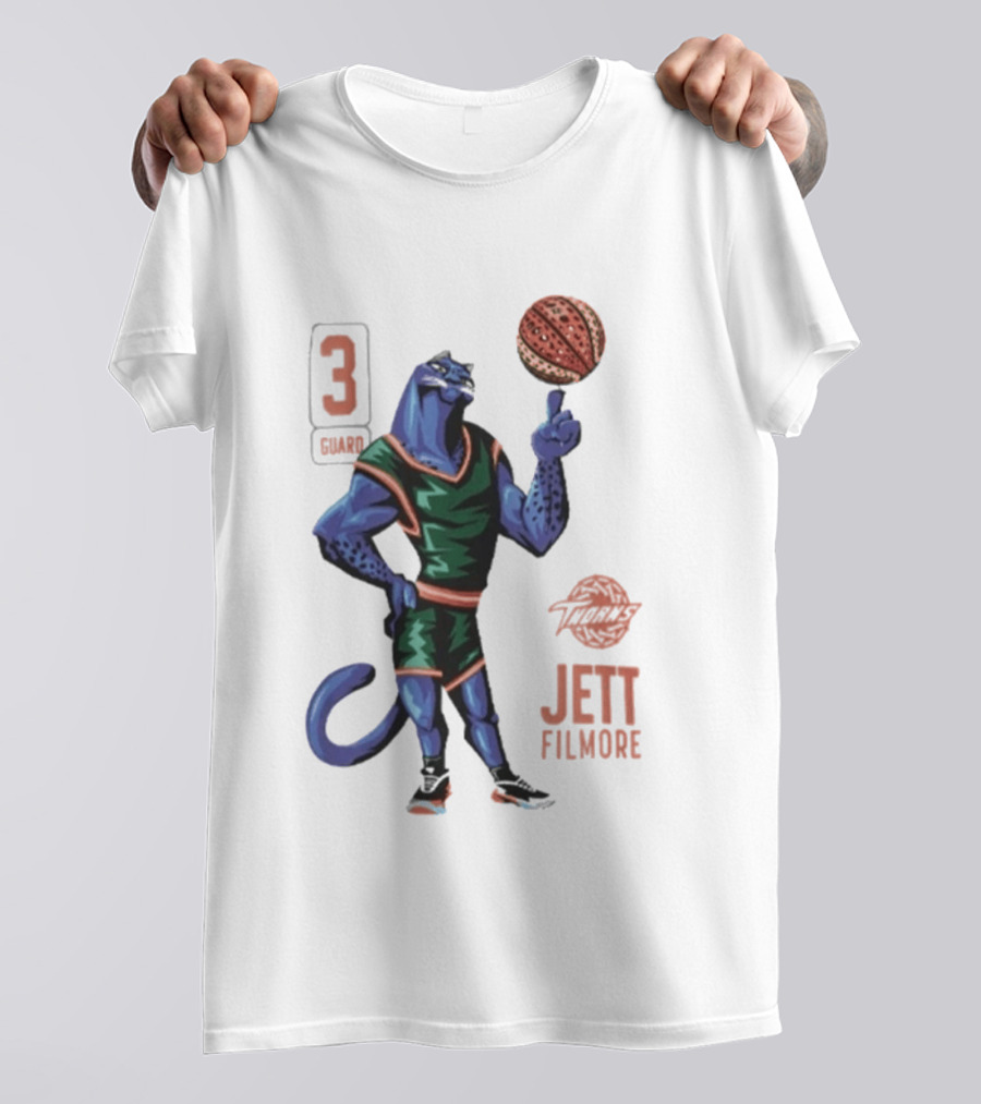 3 Champs Jett Filmore Thundercats Basketball Panther T-Shirt