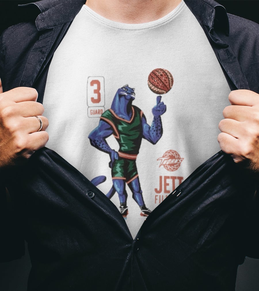 3 Champs Jett Filmore Thundercats Basketball Panther T-Shirt