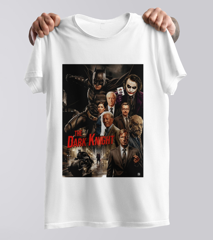 The Dark Knight Movie Characters Batman Joker Villains T-Shirt