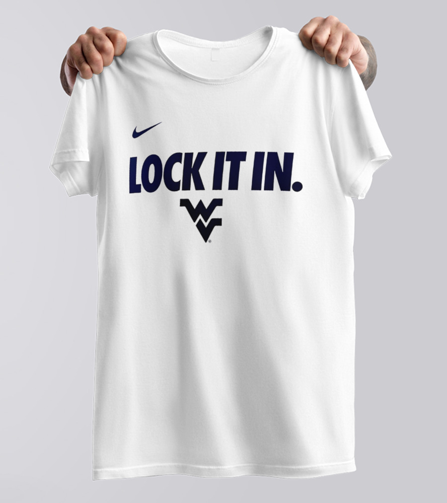 West Virginia Mountaineers Lock It In Nike 2026 WCC Collection T-Shirt