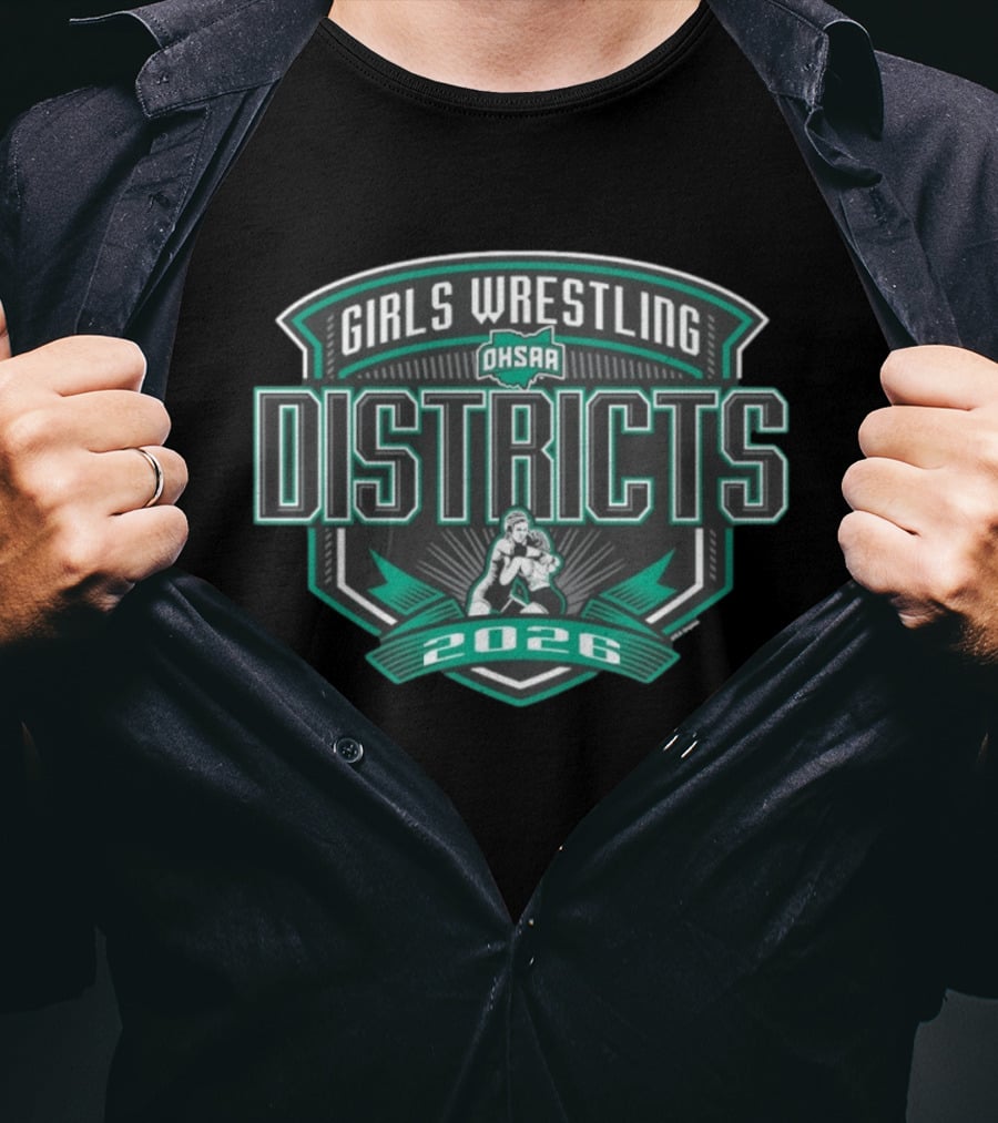 2026 OHSAA Girls Wrestling Districts Competition T-Shirt