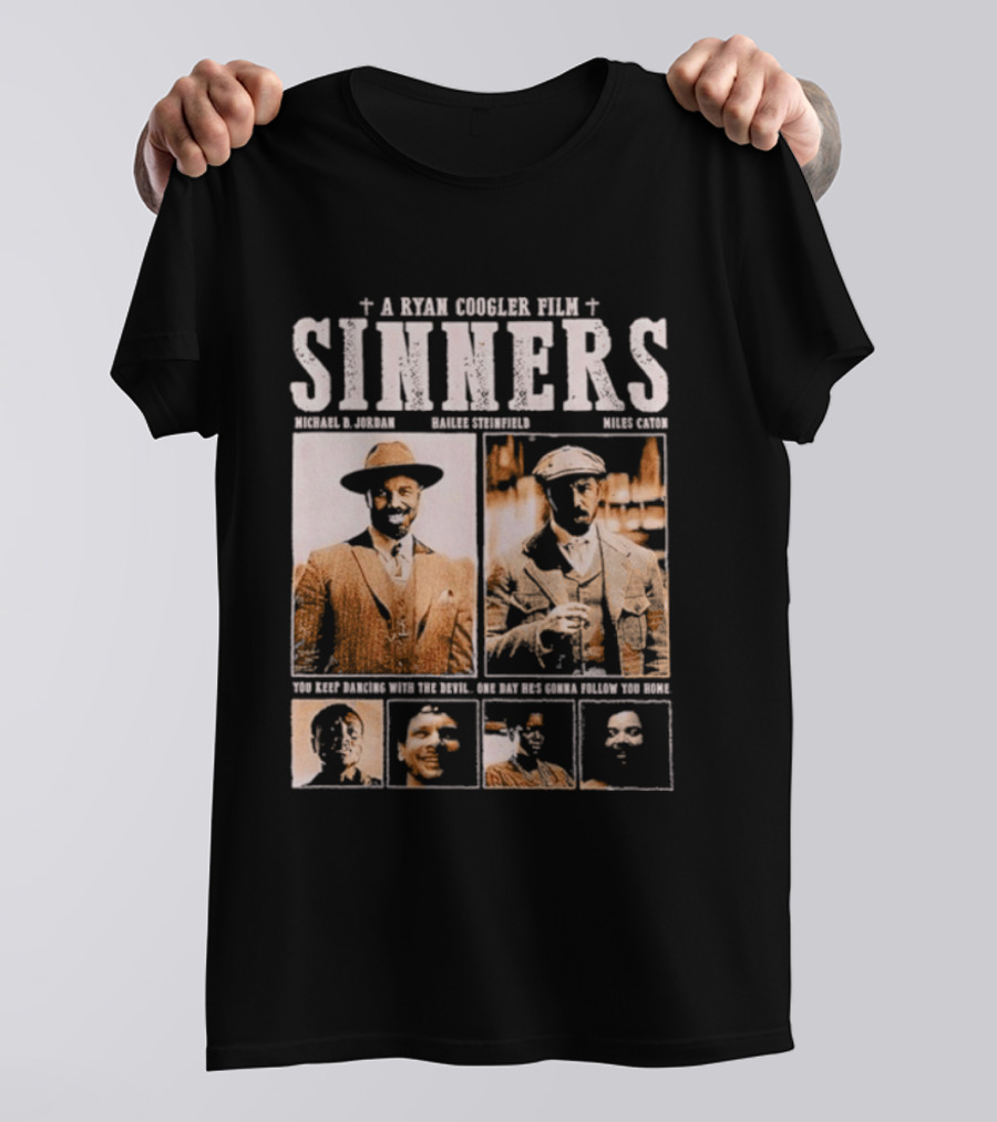 A Ryan Coogler Film Sinners Michael B Jordan Daniel Kaluuya Brian Tyree Henry Mahershala Ali T-Shirt