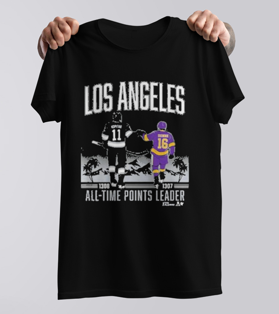 Los Angeles Anze Kopitar Marcel Dionne All Time Points Leader 1989 1997 T-Shirt