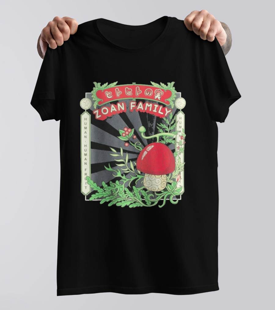 One Piece Celio Noir Homme Tony Tony Chopper Zoan Family Human Human Fruit T-Shirt