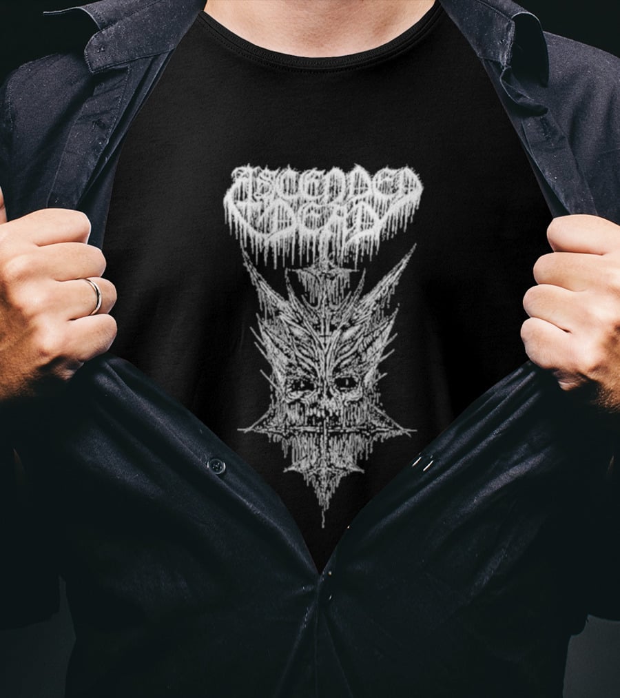 Ascended Dead Sigil Dripping Skull T-Shirt