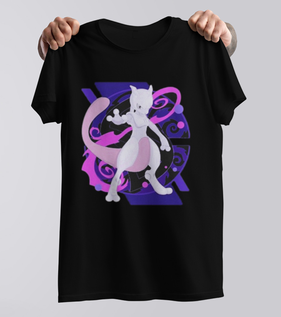 Mewtwo Pokemon Go Fest 2026 Psychedelic T-Shirt