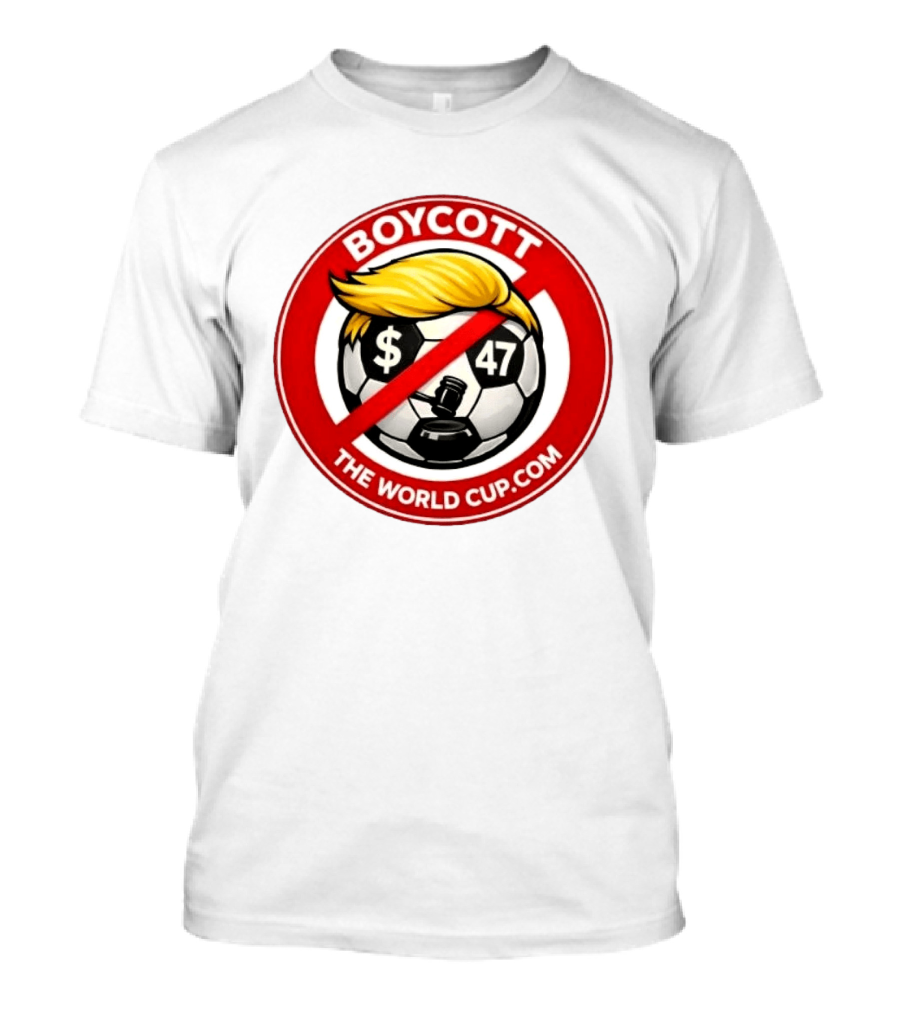 Boycott Fifa World Cup 2026 United State TheWorldCup.com Soccer Protes T-Shirt