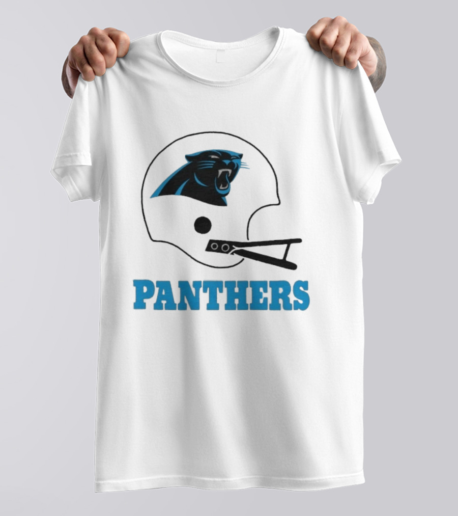 Panthers Football Helmet Carolina T-Shirt