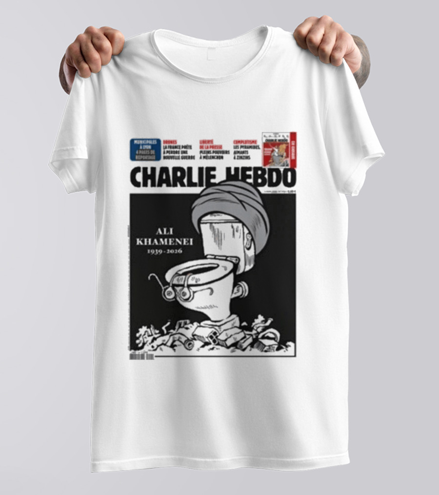 Charlie Hebdo Khamenei Cover Toilet Humour Edition T-Shirt