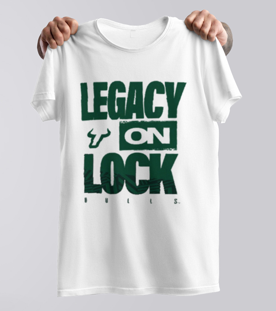 South Florida Bulls Legacy On Lock Bench Basketball T-Shirt