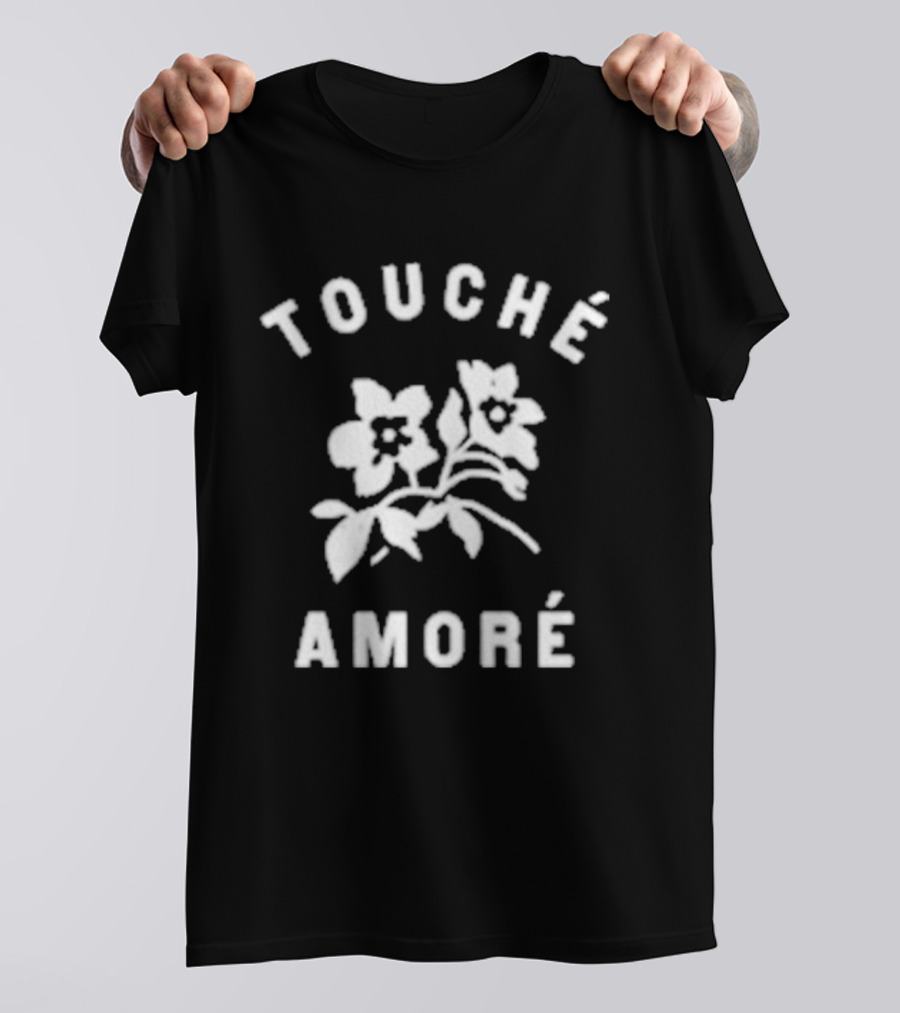 Touche Amore Floral Design It Was Time This Whole Time T-Shirt