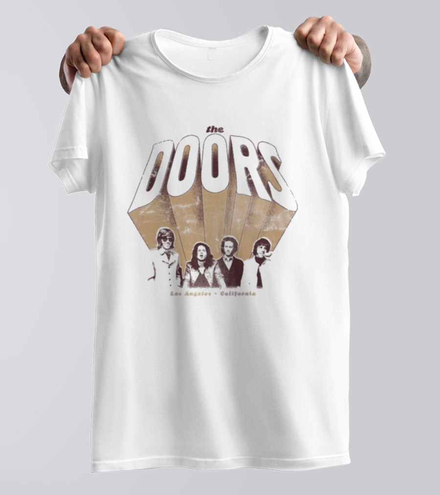 The Doors Los Angeles California Festival Vintage Band T-Shirt