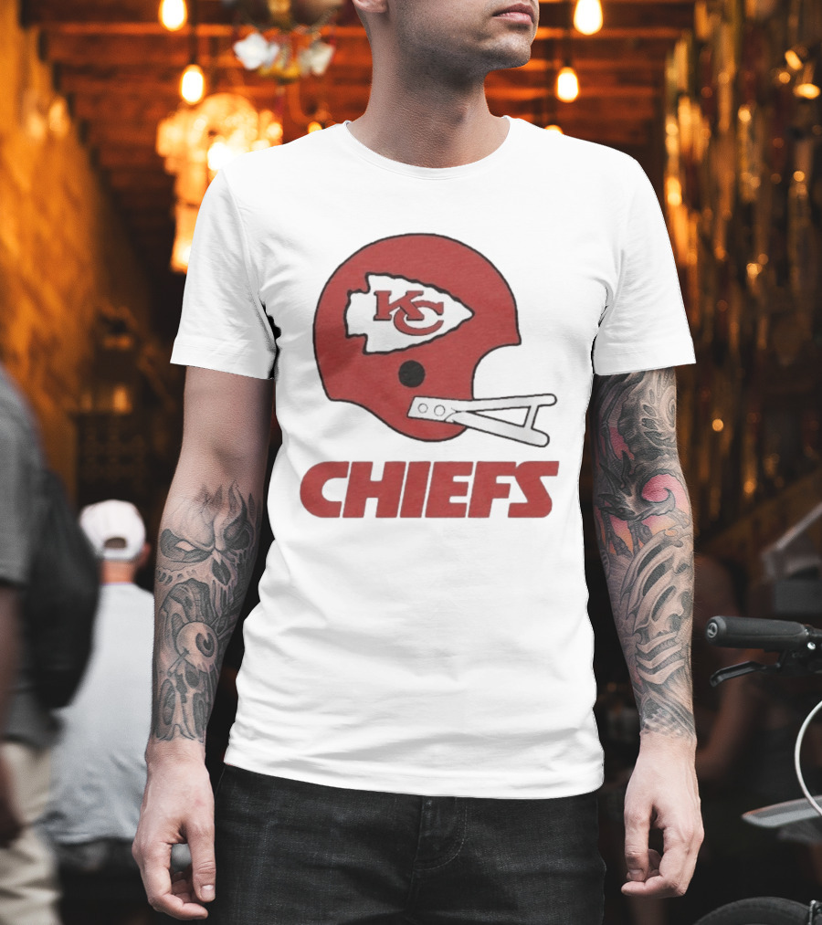 Kansas City Chiefs KC Helmet Logo Chiefs T-Shirt