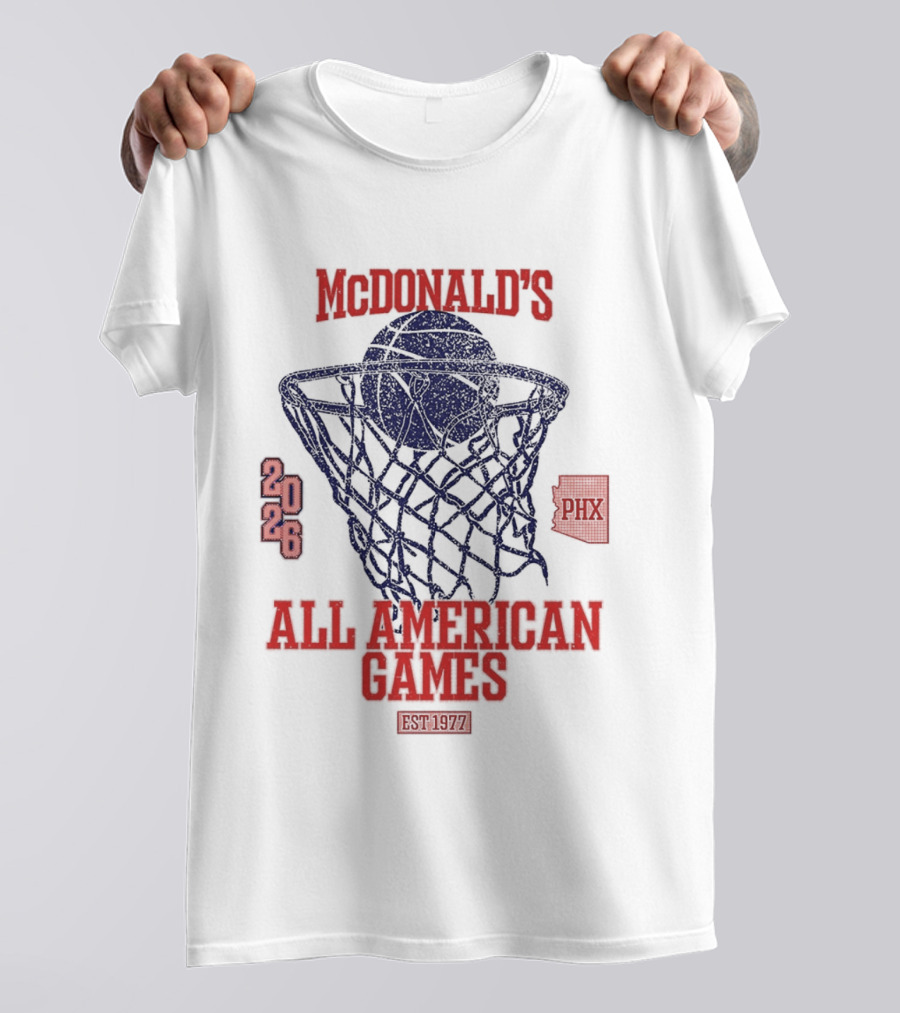 McDonald's All American Games 2026 Phoenix Basketball Event T-Shirt