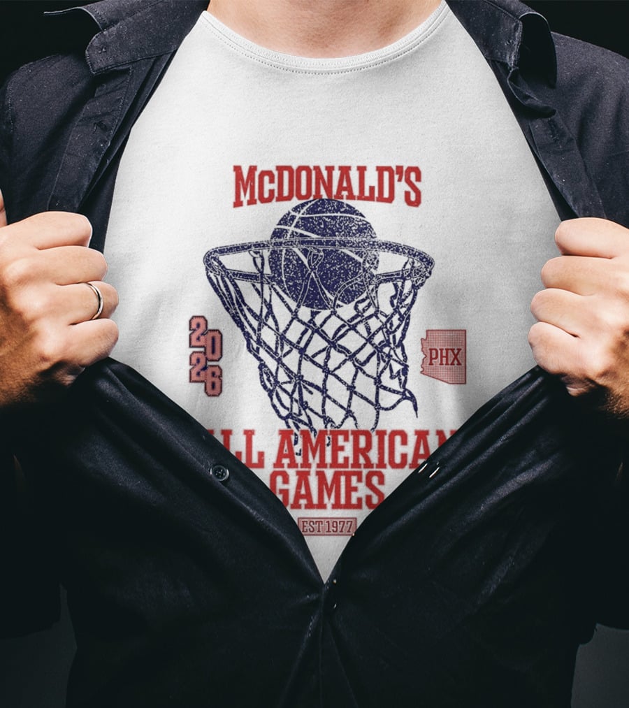 McDonald's All American Games 2026 Phoenix Basketball Event T-Shirt