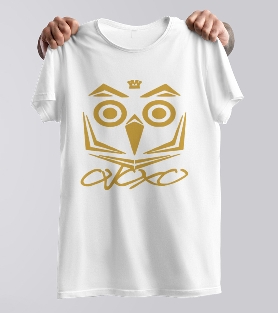 Ovoxo Drake Take Care Ovo Owl Crown Yellow T-Shirt