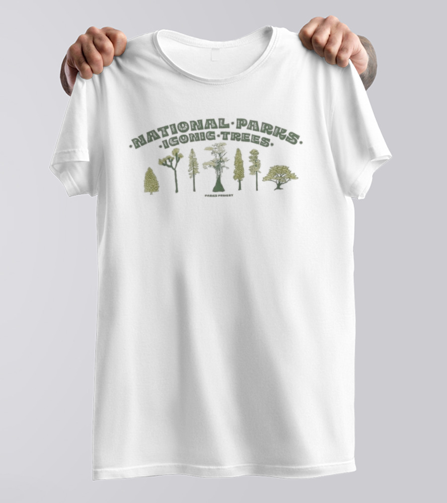 National Parks Trees Checklist Project Iconic Tree T-Shirt