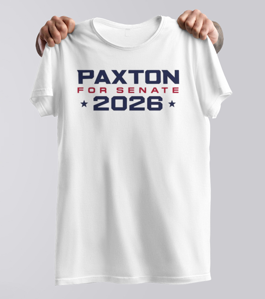 Paxton For Senate 2026 Election Campaign Stars T-Shirt