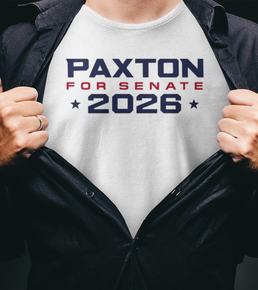 Paxton For Senate 2026 Election Campaign Stars T-Shirt