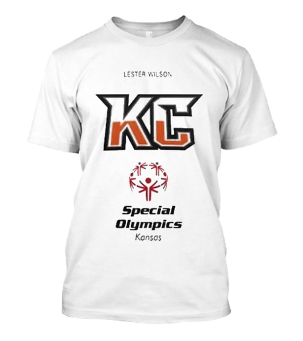 Lester Wilson KC Special Olympics Kansas T-Shirt