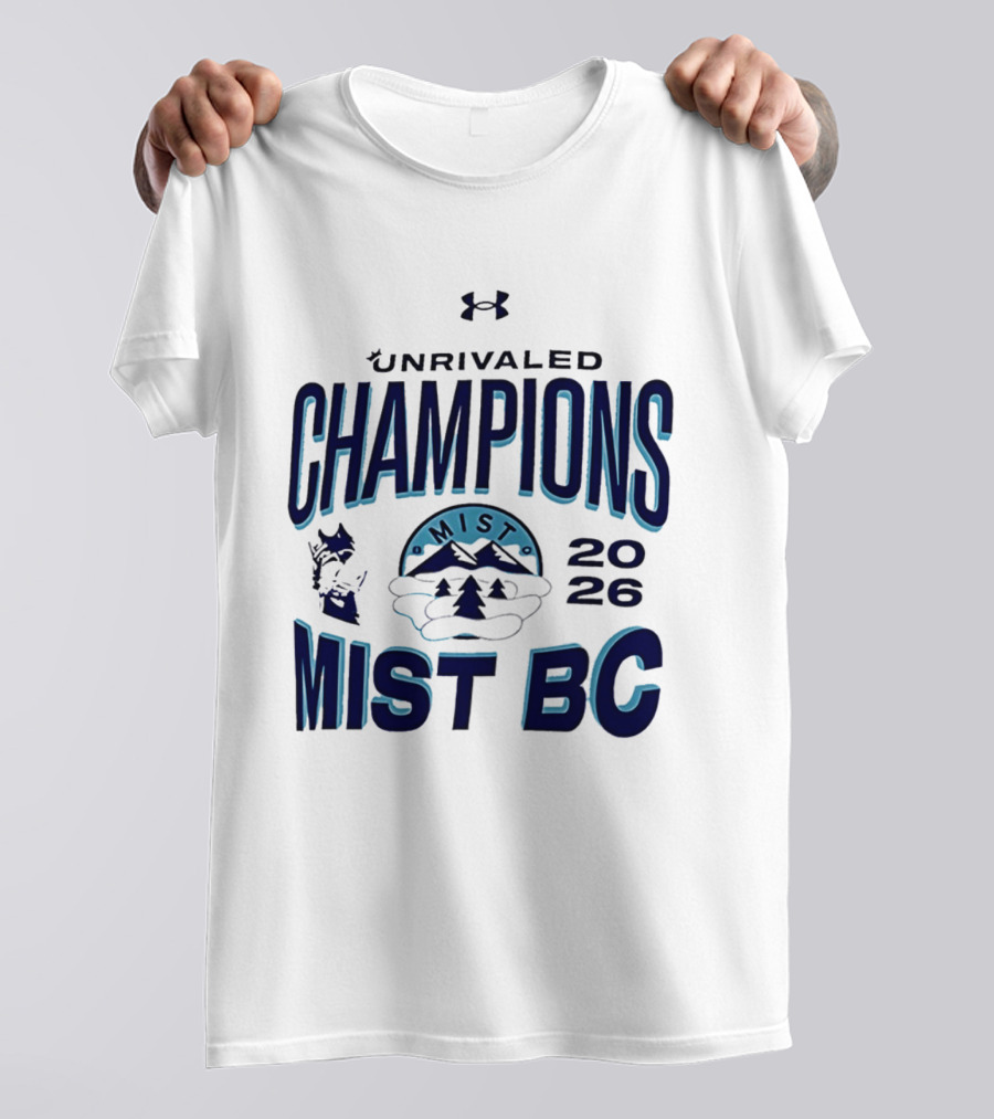 Unrivaled Champions 2026 Mist BC Under Armour T-Shirt