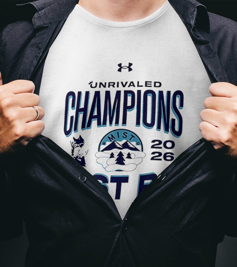 Unrivaled Champions 2026 Mist BC Under Armour T-Shirt