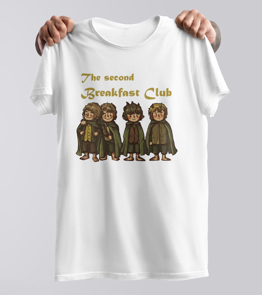 The Second Breakfast Club Hobbits LOTR T-Shirt