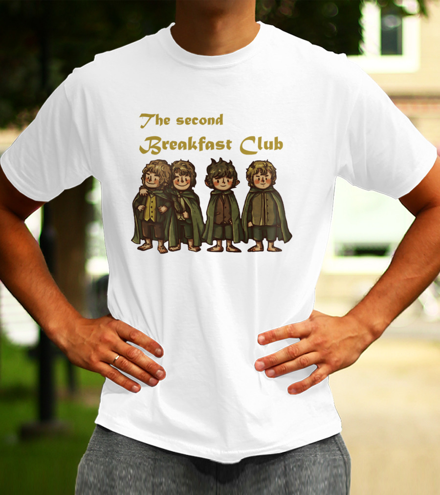 The Second Breakfast Club Hobbits LOTR T-Shirt