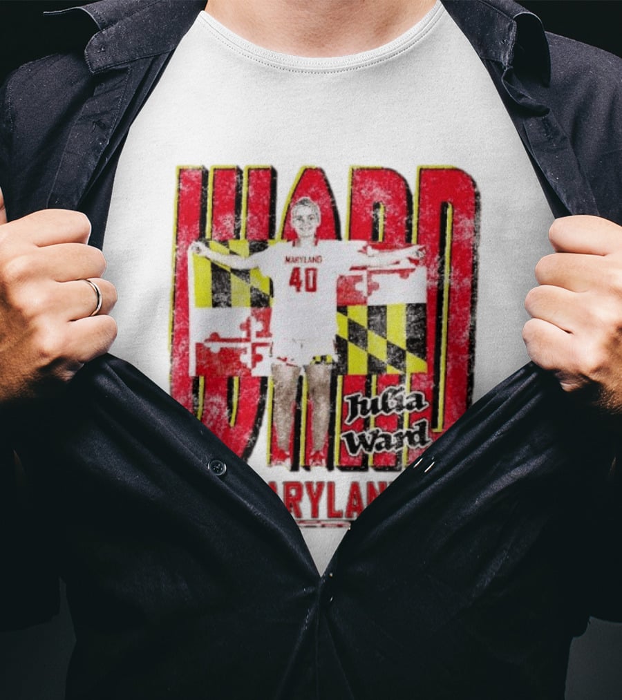 Maryland Terrapins Julia Ward 40 Player T-Shirt