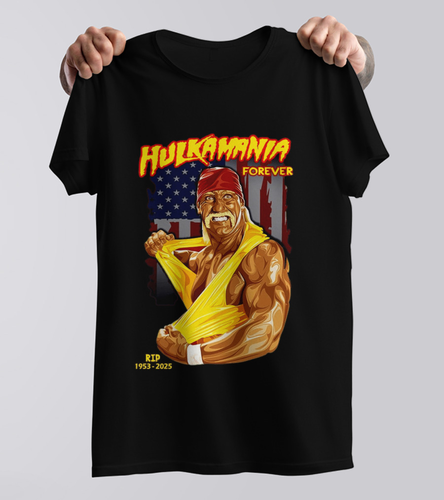 Hulkamania Forever American Icon 1953 2025 T-Shirt