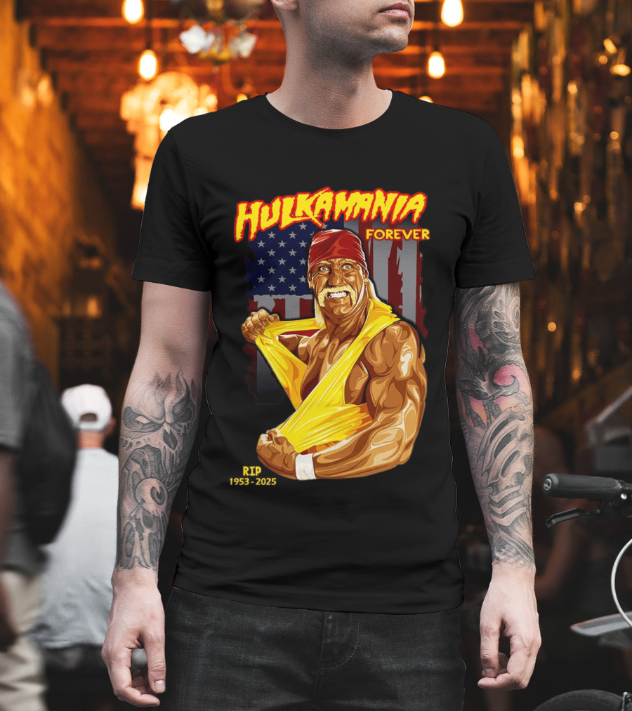 Hulkamania Forever American Icon 1953 2025 T-Shirt
