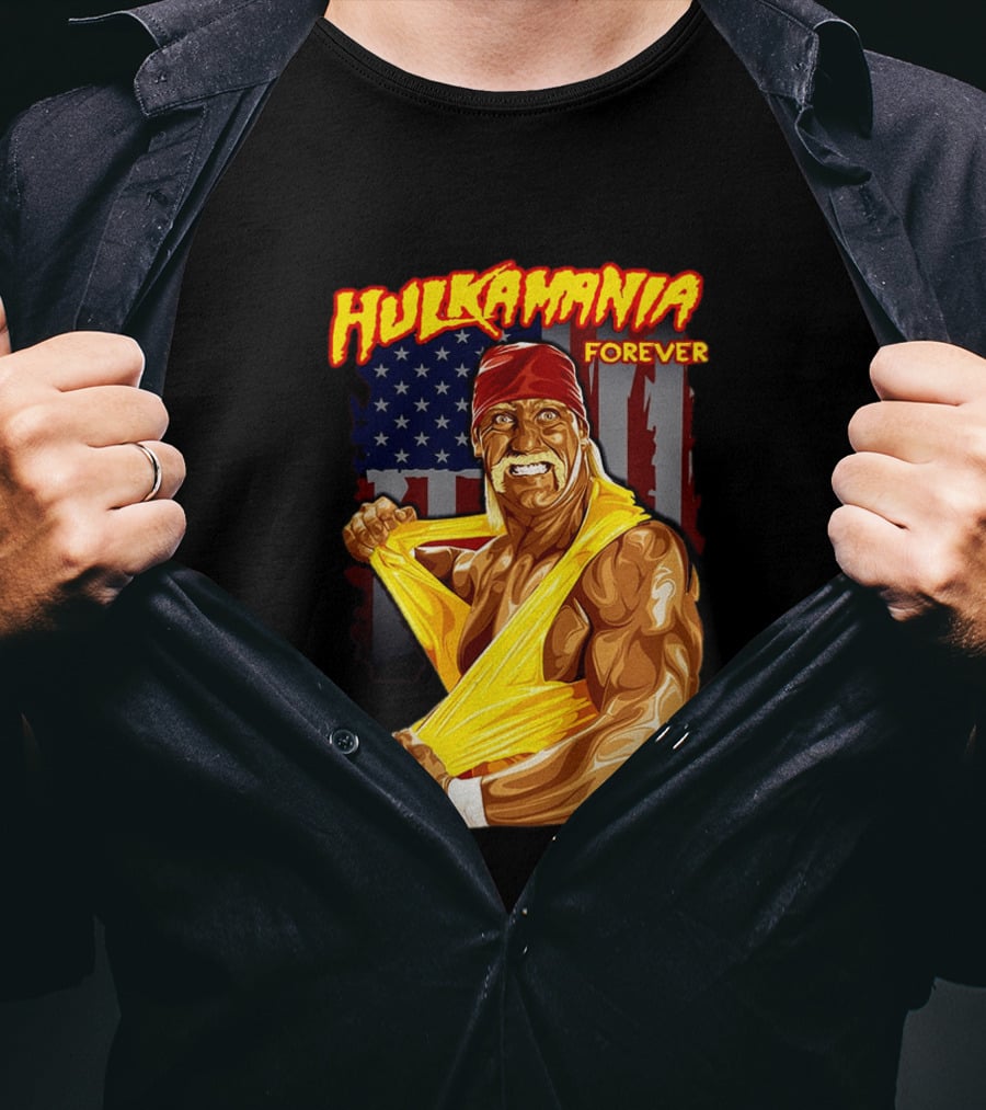 Hulkamania Forever American Icon 1953 2025 T-Shirt