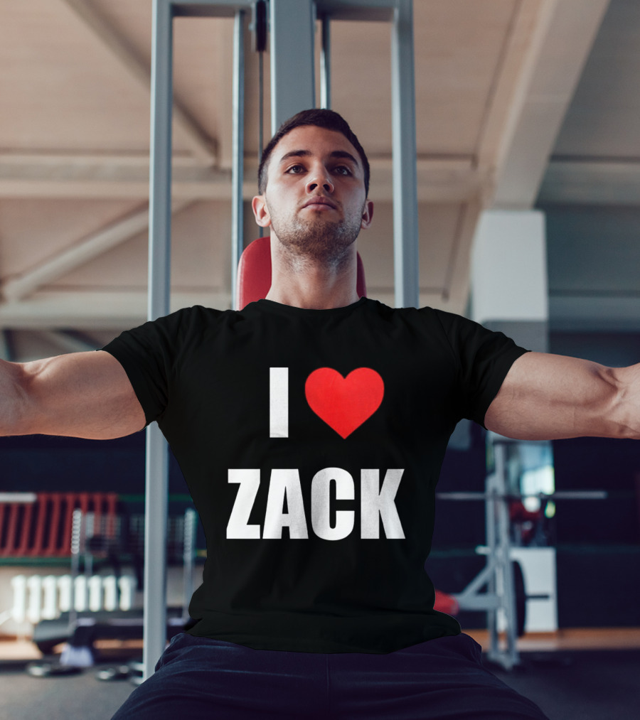 I Heart Zack Red Love T-Shirt
