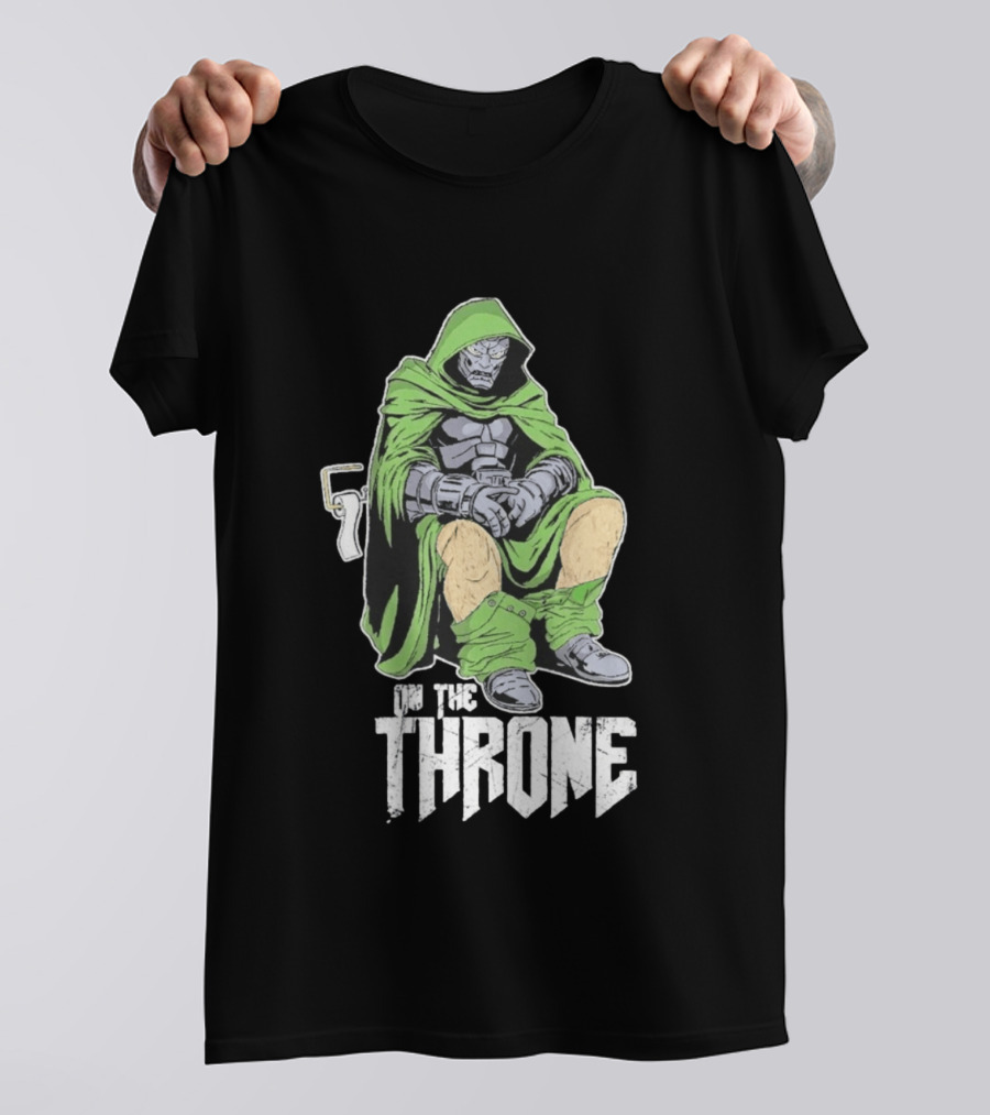 Doctor Doom On The Throne Toilet T-Shirt