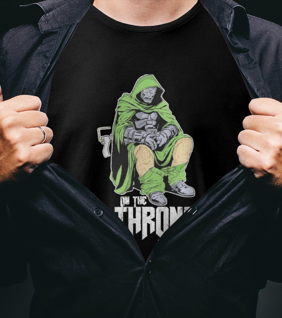 Doctor Doom On The Throne Toilet T-Shirt