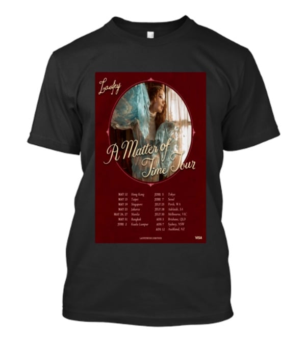 Laufey A Matter Of Time Tour 2026 Dates And Locations T-Shirt