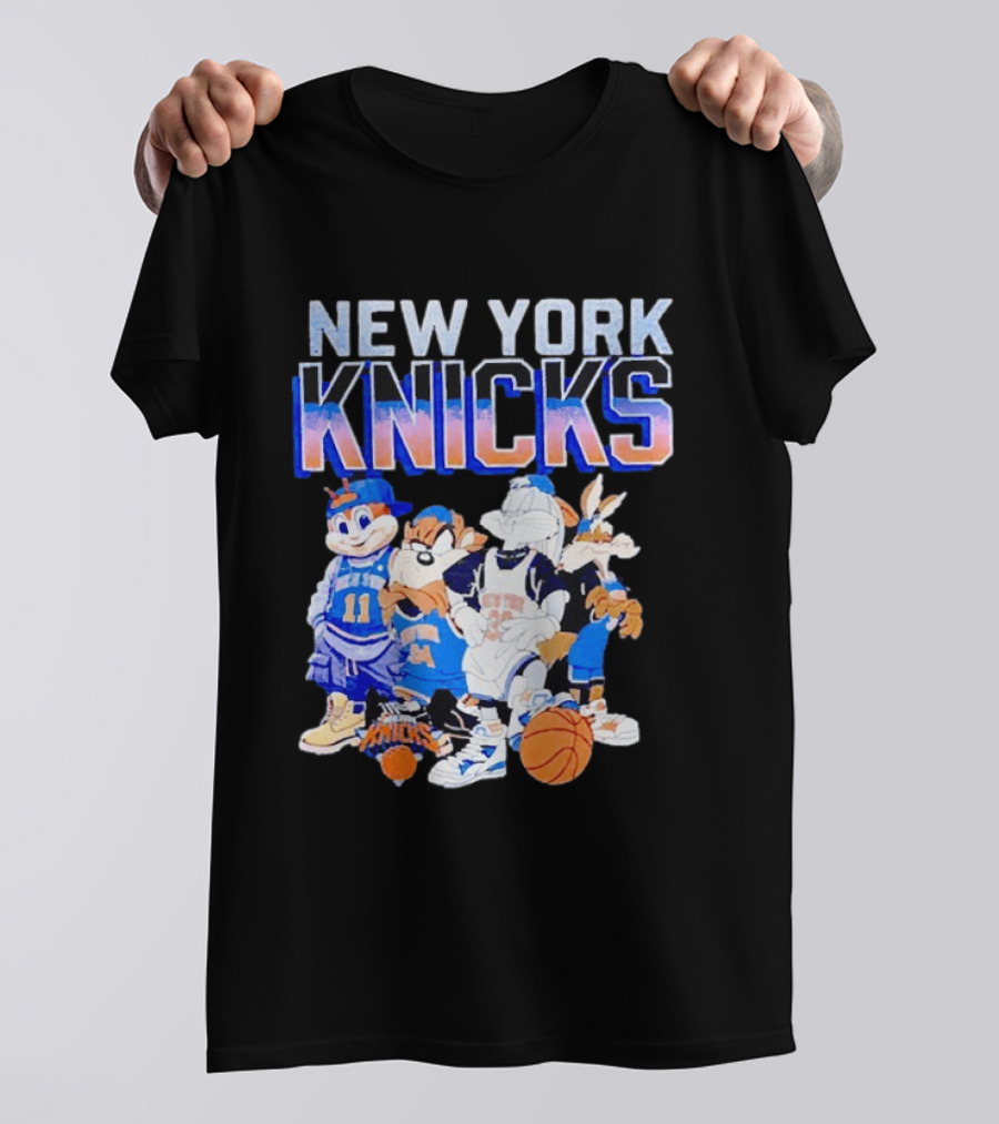 New York Knicks Looney Tunes Basketball Collaboration T-Shirt