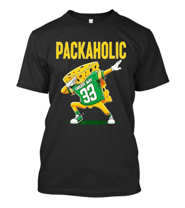 Packaholic Green Bay 33 Cheesehead Dab T-Shirt