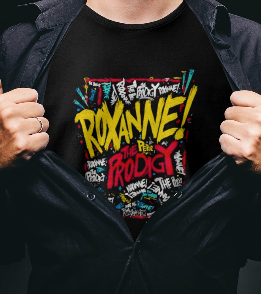 Roxanne Perez The Prodigy WWE Colorful Graffiti T-Shirt