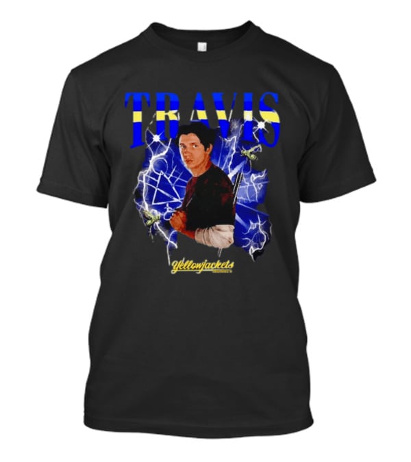 Yellowjackets Travis Martinez Blue Lightning Image T-Shirt